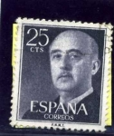 Stamps Spain -  General Franco