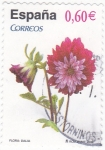 Stamps Spain -  FLORA- Dalia    (7)
