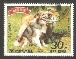 Stamps North Korea -  Perro de raza