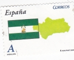 Sellos de Europa - Espa�a -  ANDALUCÍA- Mapa y Bandera (7)