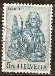 Stamps Switzerland -  San Marcos con el león.