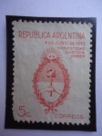 Stamps Argentina -  4 de Junio 1943 - Honestidad, Justicia, Deber