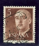 Stamps Spain -  General Franco