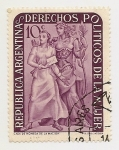 Stamps Argentina -  Derechos Políticos de la Mujer