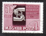 Stamps Hungary -  50 años de la Organización Internacional del Trabajo, 1919-1969