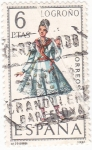Stamps Spain -  LOGROÑO -Trajes típicos españoles (7)