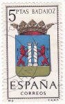 Stamps Spain -  BADAJOZ- Escudos de las capitales españolas (7)