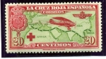Stamps Spain -  Pro Cruz Roja Española. Avión Breguet-19