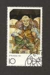 Stamps Germany -  Cuadro por Otto Nagel