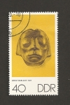 Stamps Germany -  Cuadro por Ernst Barlach