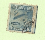 Stamps : America : Cuba :  República de Cuba - Tabaco  Habano y escudo