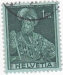 Stamps Switzerland -  Ludwig Pfyffer 1524-1594