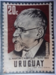 Stamps Uruguay -  Dr. Martín C. Martínez 1859-1959