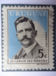 Sellos de America - Uruguay -  DSr. Carlos vaz Ferreira