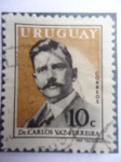 Sellos de Africa - Uruguay -  Dr. Carlos Vaz Ferreira