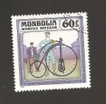 Sellos de Asia - Mongolia -  Bicicletas históricas