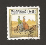 Sellos de Asia - Mongolia -  Bicicletas históricas