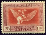 Sellos de Europa - Espa�a -  Quinta de Goya en la Exposicion de Sevilla. Disparate volante