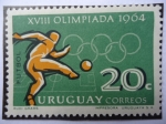 Stamps Uruguay -  XVIII Olímpiada 1964
