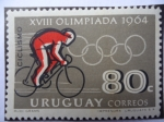 Sellos de America - Uruguay -  XVIII Olímpiada 1964