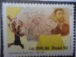 Stamps Brazil -  Centenario da Missao Cruls