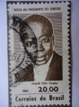 Stamps Brazil -  Visita do Presidente do Senegal, Leopold Sédar Senghor.