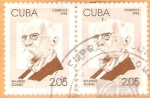 Stamps Cuba -  PATRIOTAS.  MÀXIMO  GÒMEZ.