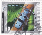 Stamps Switzerland -  Insecto- Rosalía alpína