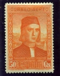 Stamps Spain -  Descubrimiento de America. Vicente Yañez Pinzon