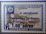 Stamps : America : Uruguay :  40 Aniversario Club Filatélico del Uruguay - 1836- Puerta Exterior de Montevideo