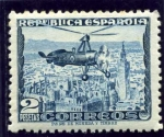 Stamps Spain -  Autogiro. De la Cierva