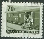 Sellos del Mundo : Europa : Hungra : Railroad mail car
