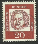 Stamps Germany -  J.S. Bach