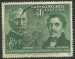 Stamps Chile -  Ramon Carnicer i Batlle