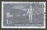 Stamps Romania -  1609 - Centº del sello rumano