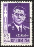 Stamps Romania -  157 - Astronauta A. G. Nikolaiev
