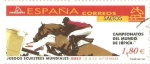 Stamps Spain -  JUEGOS  ECUESTRES  MUNDIALES.  SALTOS.