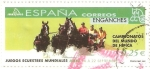 Stamps Spain -  JUEGOS  ECUESTRES  MUNDIALES.  ENGANCHES.
