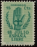 Stamps Spain -  ESPAÑA 851 II ANIVERSARIO DEL ALZAMIENTO NACIONAL