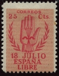 Stamps Spain -  ESPAÑA 852 II ANIVERSARIO DEL ALZAMIENTO NACIONAL