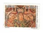Stamps Spain -  Arqueologia.Mosaico villa romana de la Olmeda