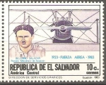 Stamps El Salvador -  50th.  ANIVERSARIO  DE  LA  FUERZA  AÈREA.  BELISARIO  SALAZAR  PIONERO  DE  LA  AVIACIÒN.