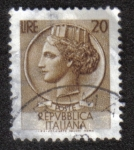 Stamps Italy -  Antica Moneta Siracusana
