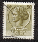 Stamps : Europe : Italy :  Antica Moneta Siracusana