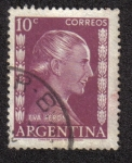 Stamps : America : Argentina :  Eva Peron 