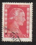 Stamps Argentina -  Eva Peron 