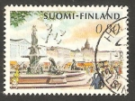 Sellos del Mundo : Europa : Finlandia : 750 - Plaza del Mercado en Helsinki
