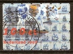 Stamps Netherlands -  Loza Delft. Vaca y Azulejos.