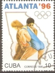 Stamps Cuba -  JUEGOS  OLÌMPICOS  DE  ATLANTA.  LUCHA.