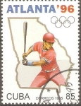 Stamps Cuba -  JUEGOS  OLÌMPICOS  DE  ATLANTA.  BASEBALL.